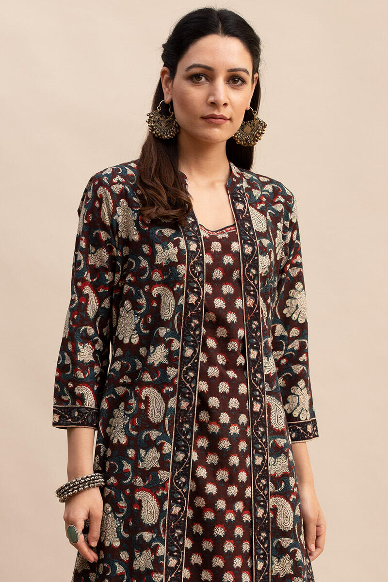 Bagru Block Printed Straight Cotton Kurta