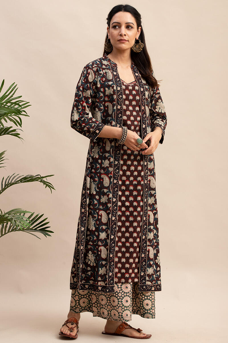 Bagru Block Printed Straight Cotton Kurta