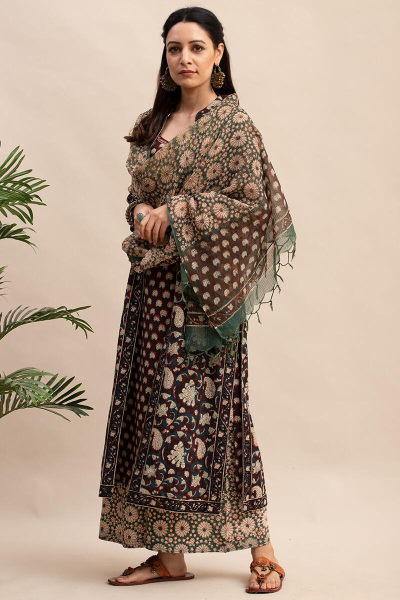 Bagru Block Printed Straight Cotton Kurta