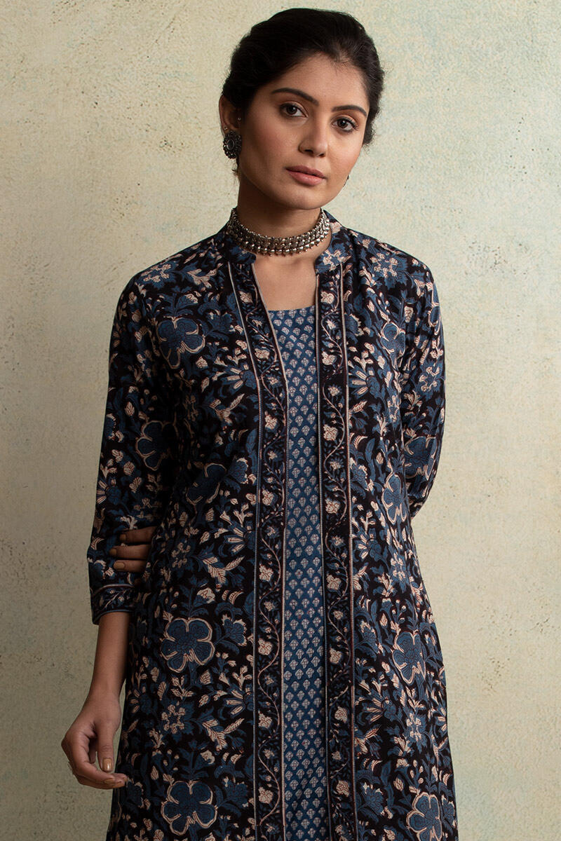 Bagru Block Printed Straight Cotton Kurta