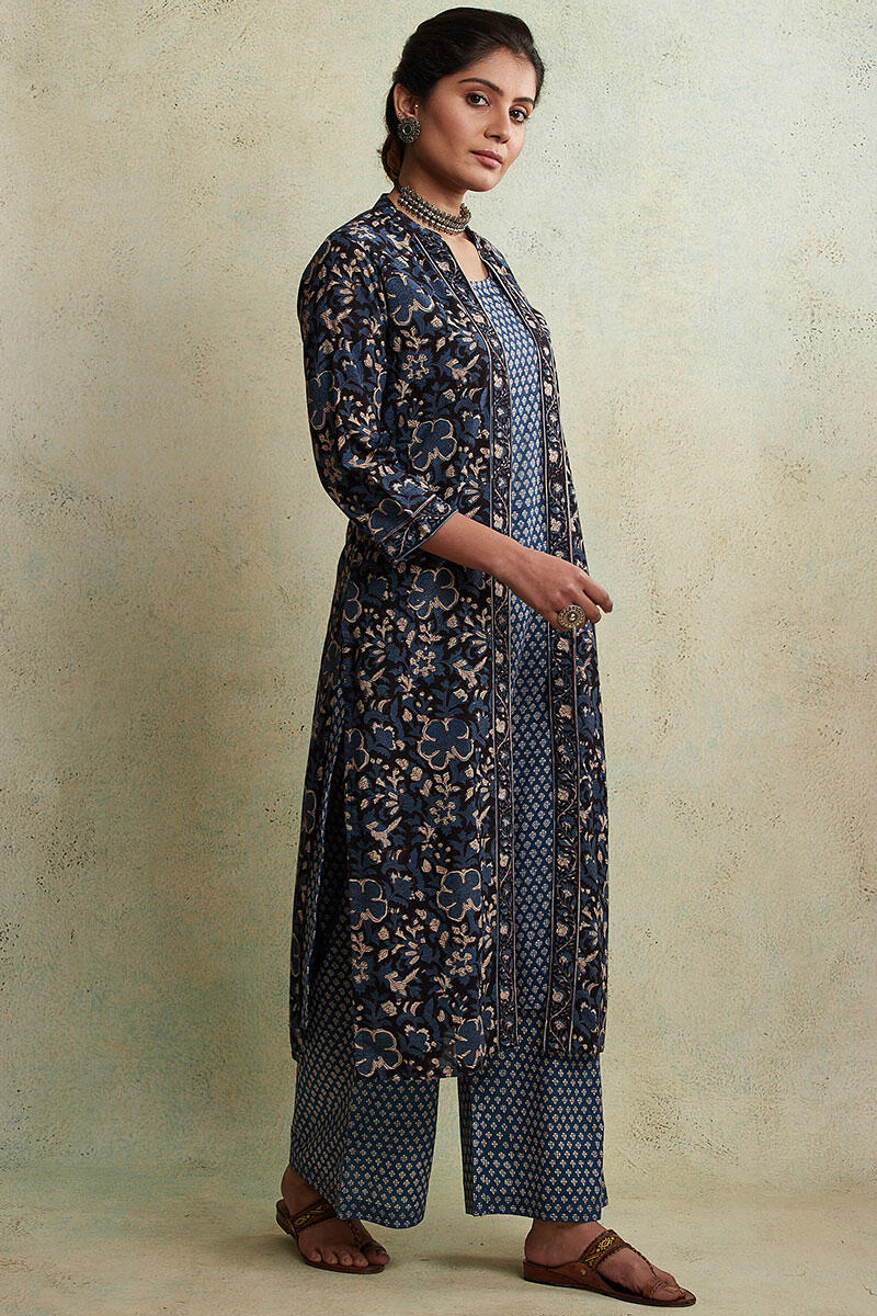 Bagru Block Printed Straight Cotton Kurta