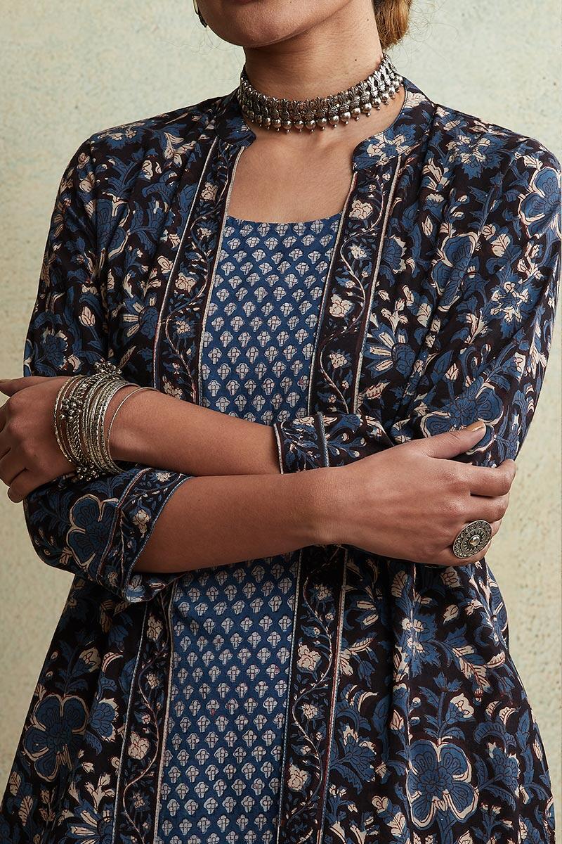 Bagru Block Printed Straight Cotton Kurta