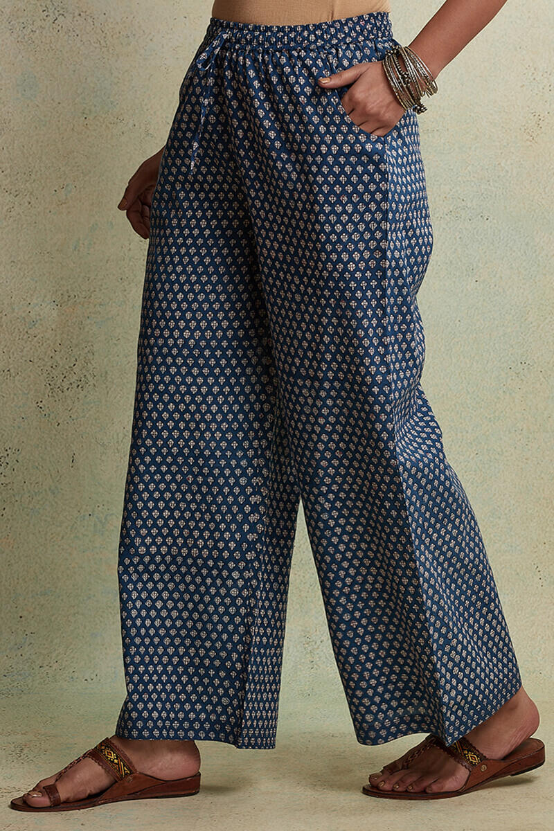 Bagru Block Printed Cotton Farsi Pants