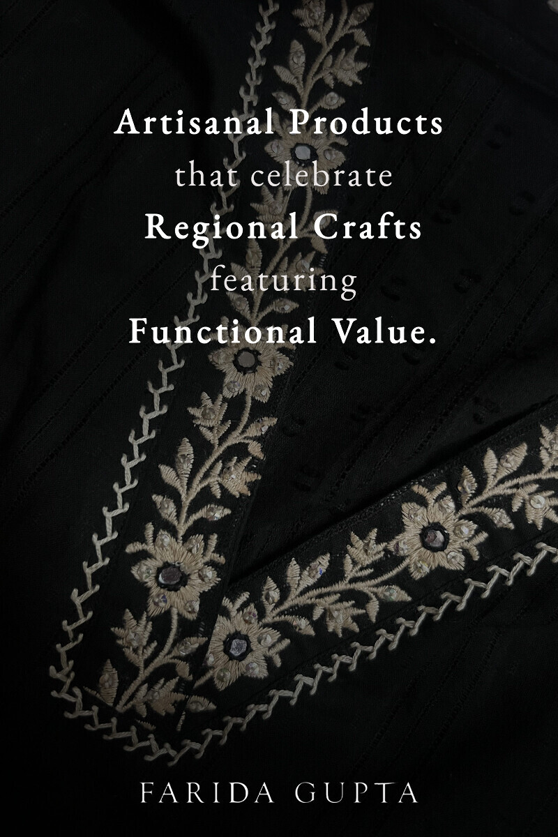 Black Handcrafted Straight Cotton Dobby Kurta