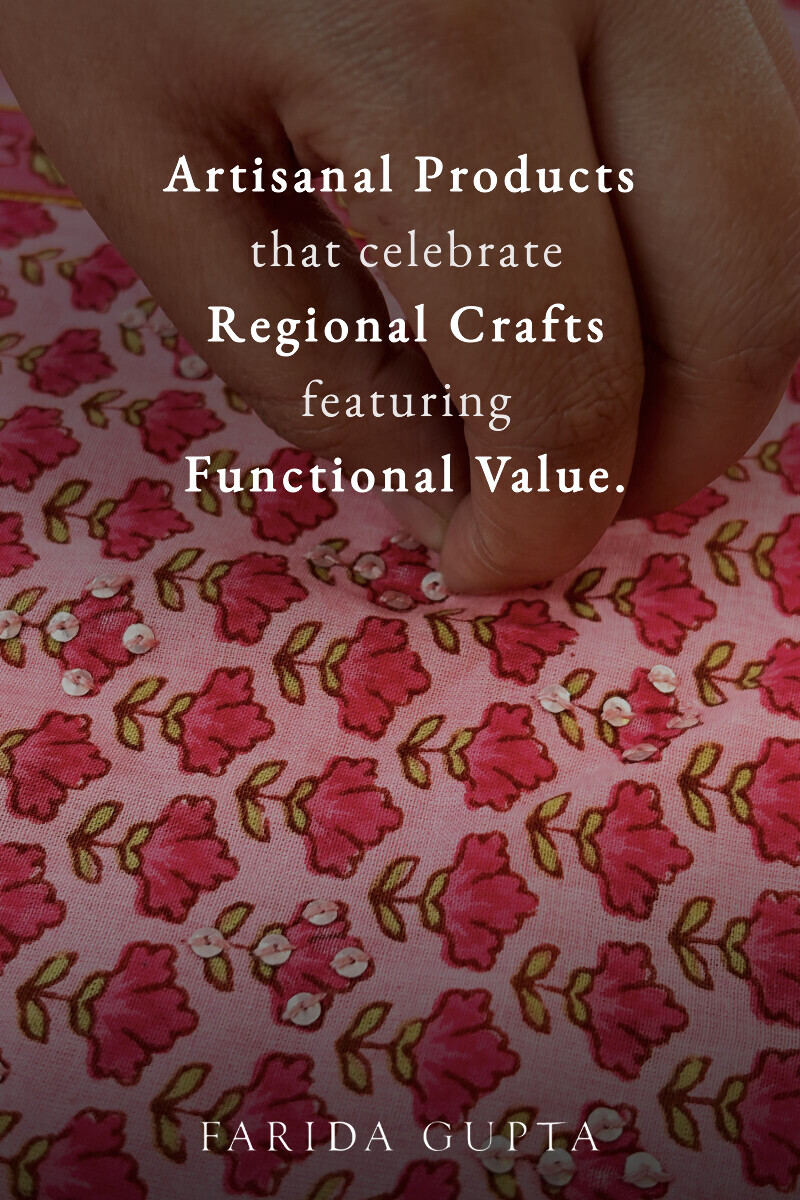 Pink Hand Printed Straight Cotton Kurta