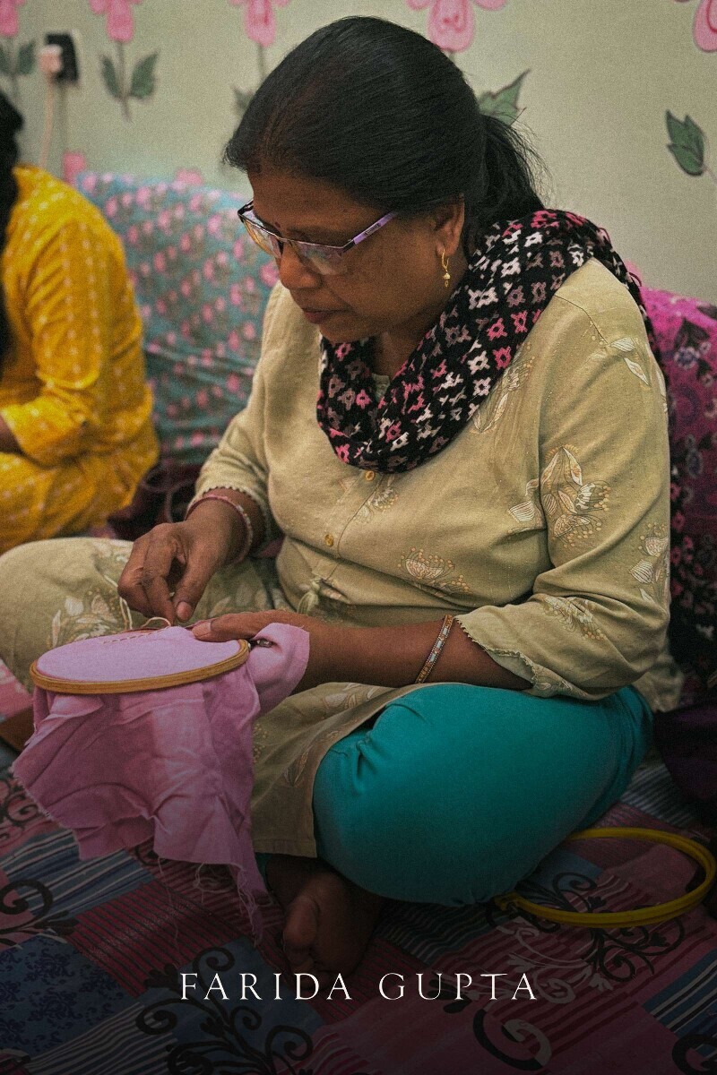Pink Handcrafted Straight Gauze Slub Kurta