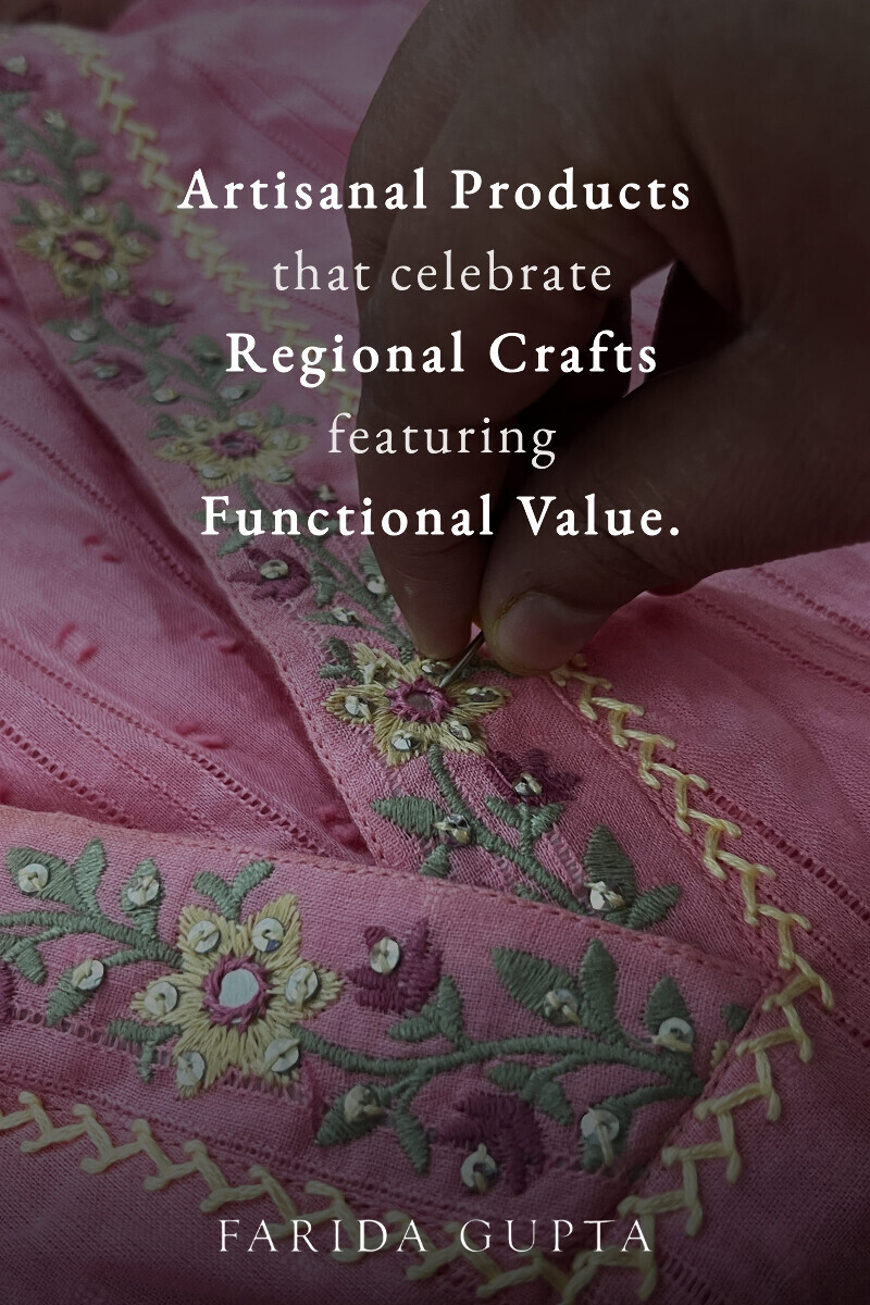 Pink Handcrafted Straight Cotton Dobby Kurta