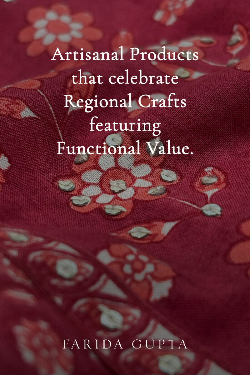 Pink Hand Printed Straight Cotton Kurta